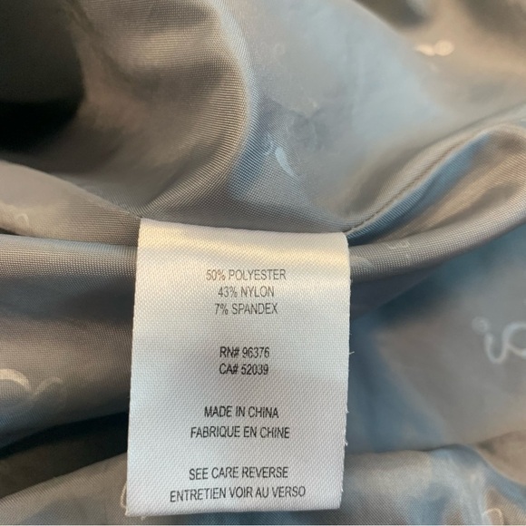 SAMUEL Dong Gray Belted Full Zip Water Resistant Bubble Trench Coat Sz L - Picture 11 of 16